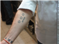 Tattoo on Christian Bau's right arm